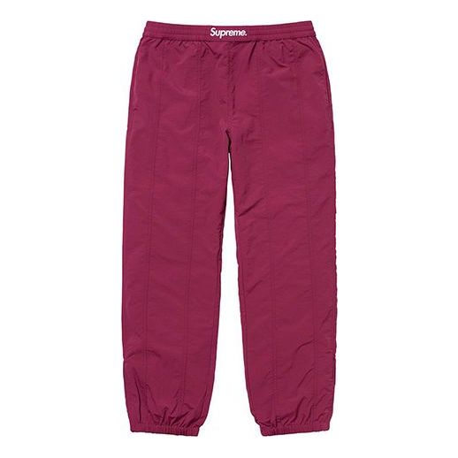 Supreme FW19 Week 11 Paneled Warm Up Pant Plum SUP-FW19-992