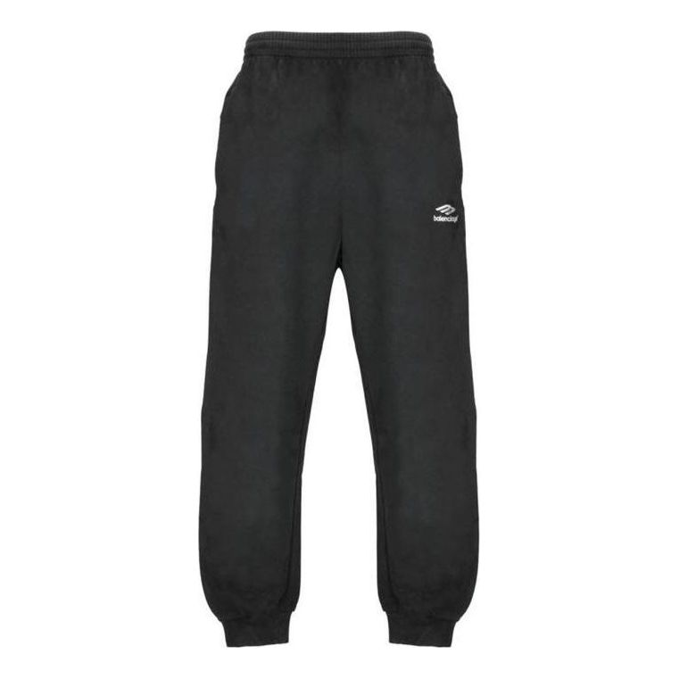 (WMNS) Balenciaga 3B Sport Icon Sweatpants 'Black' 744709TOVF19034