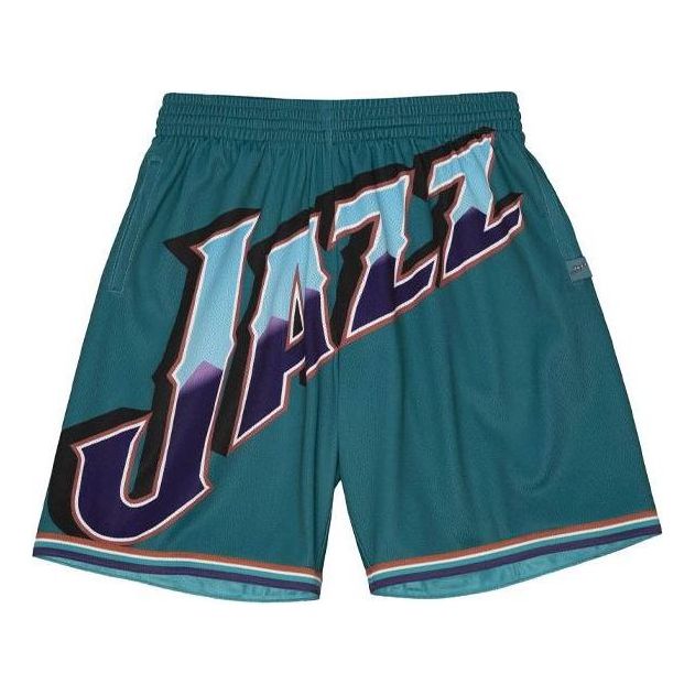 Mitchell & Ness x NBA Hardwood Classics Big Face 2.0 Shorts 'Utah Jazz' SHORBW19147-UJATEAL