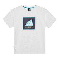 New Balance All Terrain T-Shirt Asia Sizing 'White Blue' MT11585-SAH