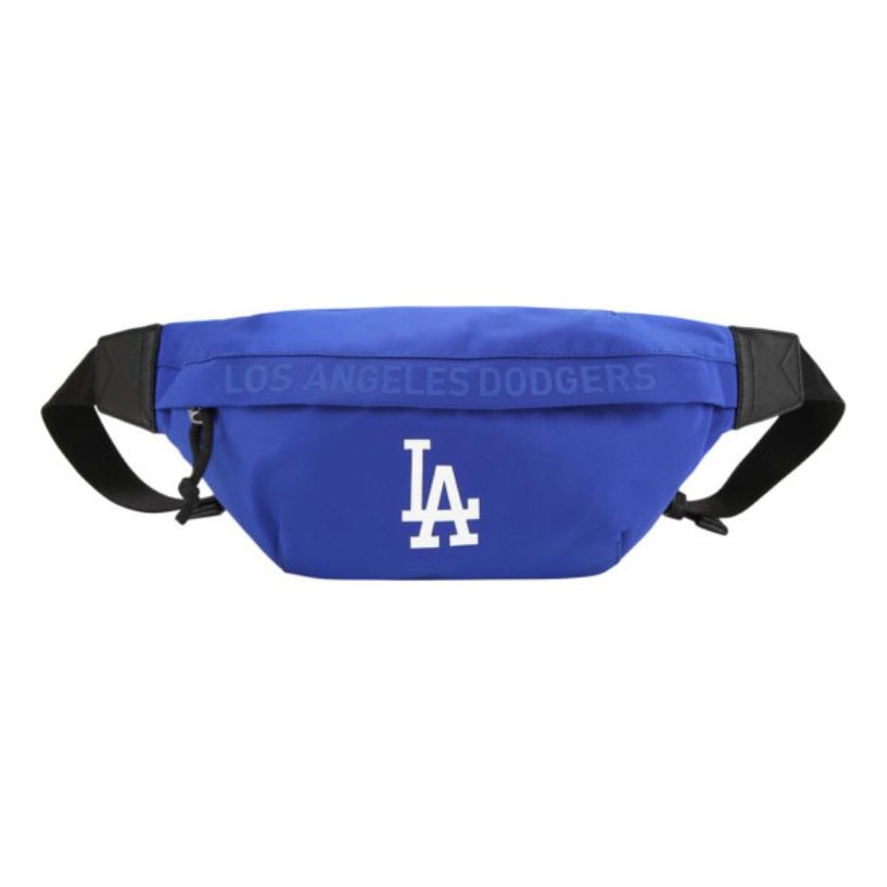 MLB Solid Color Series LA LOGO Printing fanny pack Blue 32BGC3941-07U