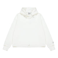 (WMNS) New Balance Casual Logo Hoodie Asia Sizing 'White' 5CC39742-IV