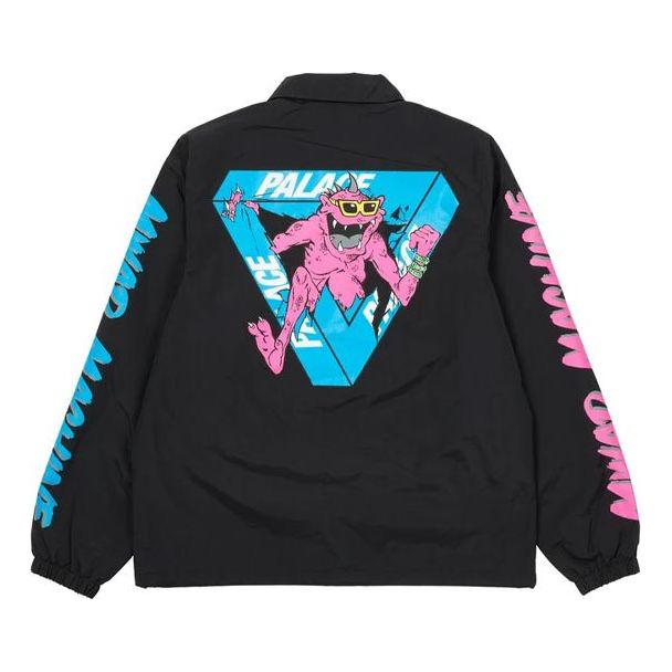 PALACE x M-Zone Crossover Small Devil Tri-Ferg Pattern Long Sleeves Black Jacket P20JK123