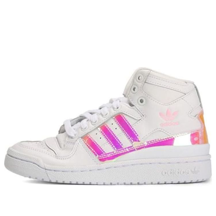 (WMNS) adidas originals Forum Mid 'White Purple Pink' D98180