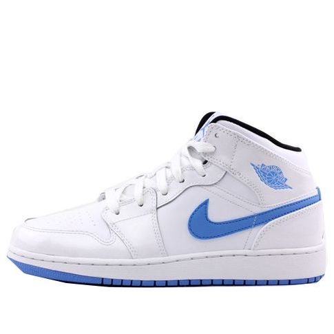 (GS) Air Jordan 1 Retro Mid 'Legend Blue' 554725-127