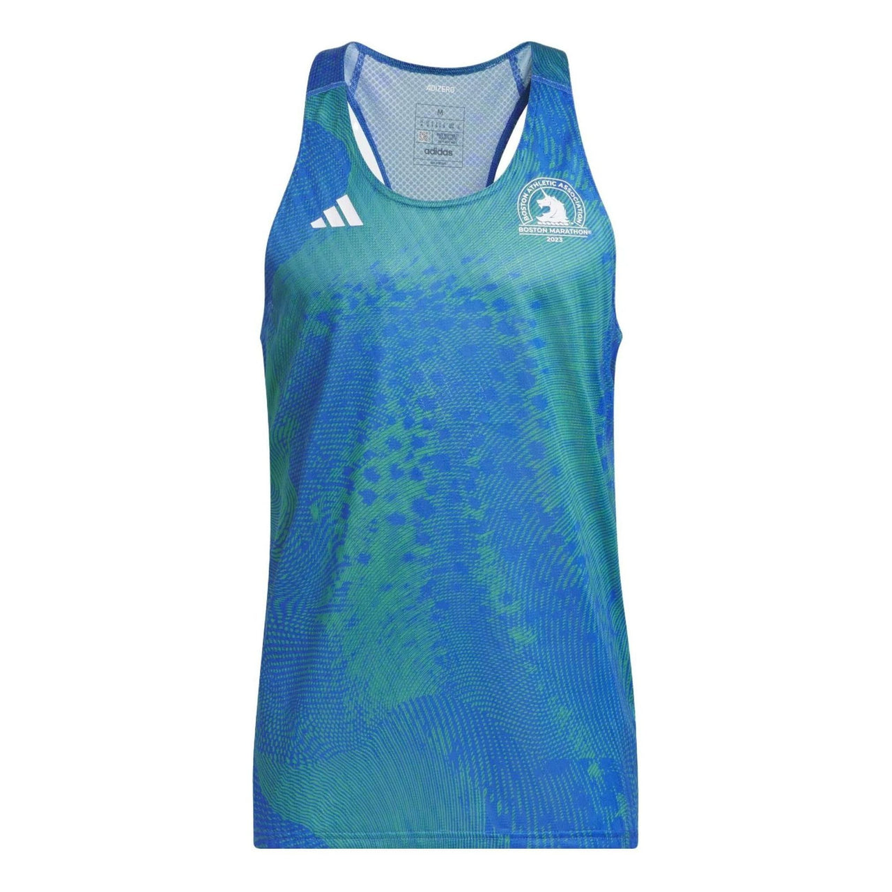 adidas Boston Marathon 2023 Race Singlet 'Blue' IM3385