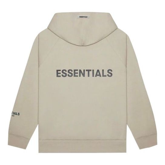 Fear of God Essentials SS20 Full Zip Up Hoodie 'Tan' FOG-SS20-420