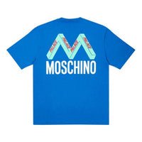 PALACE  Moschino Crossover Back Large Alphabet logo Short Sleeve Unisex Blue ZCA070313181290