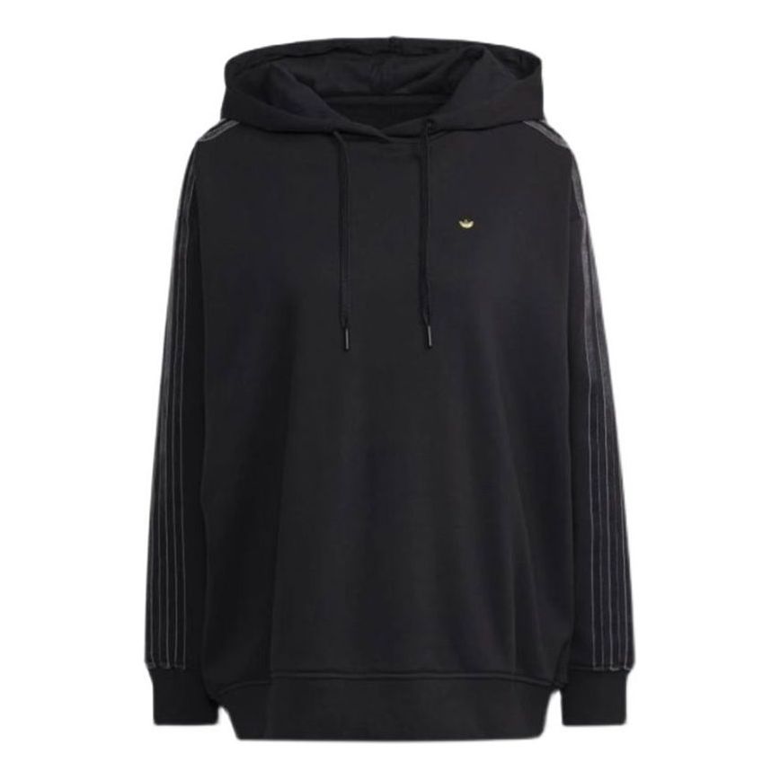 (WMNS) adidas Originals Cotton Sweatshirts 'Black' H18039