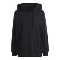 (WMNS) adidas Originals Cotton Sweatshirts 'Black' H18039