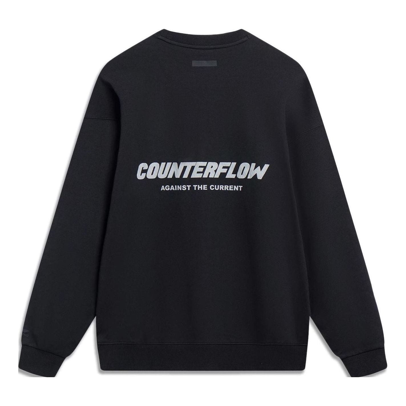 Li-Ning Counterflow Triple Logo Sweatshirt 'Black' AWDT533-1