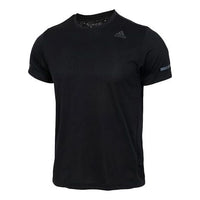 adidas Chill Tee Round Neck Short Sleeve 'Black' EI6395