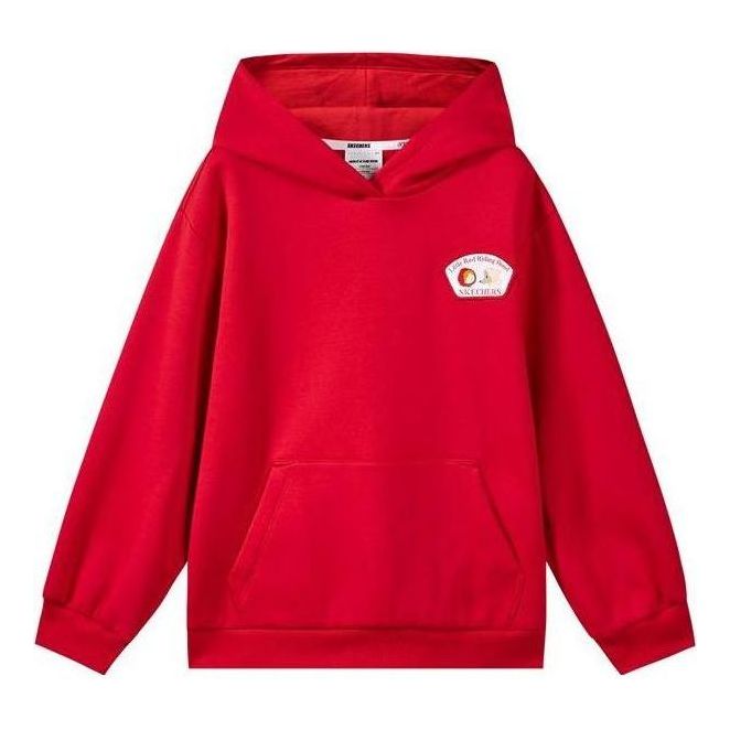 (GS) Skechers Graphic Hoodie 'Red White' L422G078