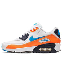 (GS) Nike Air Max 90 Leather 'White Total Orange' 833412-116
