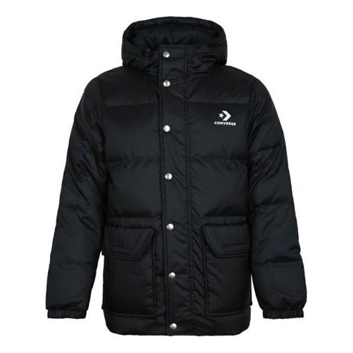 Converse Down Fill Puffer Jacket Asia Sizing 'Black' 10006880-A01