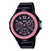 CASIO Waterproof Sports Quartz BlackPink Analog LRW-250H-1A2
