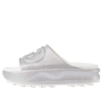 (WMNS) Gucci Interlocking G Slide 'Metalic Silver' 725541-JAAC8-8106