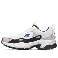 (WMNS) Skechers Stamina Sports Shoes White/Black/Green 88888383-WNVL