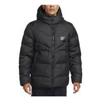 Nike Solid Color  Zipper Hooded Jacket Men's Black DX2039-010
