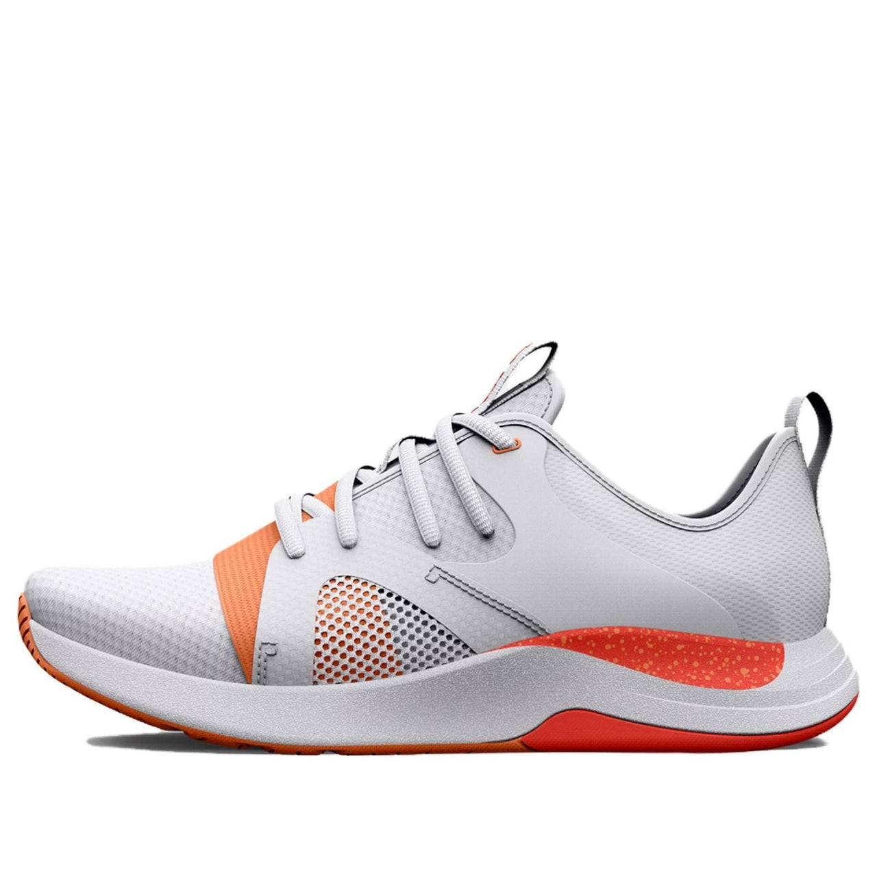 (WMNS) Under Armour Charged Breathe Lace TR 'White Orange Tropic' 3025058-108