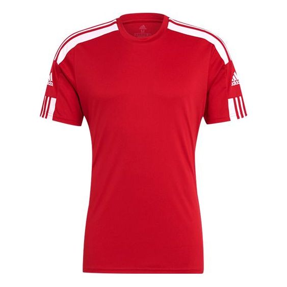 adidas Squad 21 Jsy Ss Soccer/Football Casual Sports Short Sleeve Jersey Red GN5722