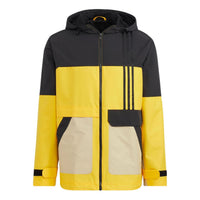 adidas Util Windbreaker Jackets 'Yellow Black' HN2422