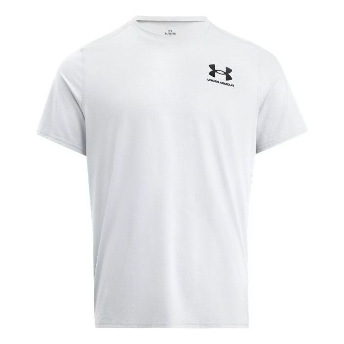 Under Armour HeatGear Fitted T-Shirt 'White Black' 6000939-100