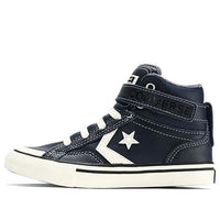 (GS) Converse Pro Blaze Strap High 'Leather & Heathered Knit - Lakeside Blue' 669318C