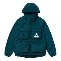 PALACE Pal Is Ace Jacket Logo Multiple Pockets hooded Zipper Unisex Green P20JK027