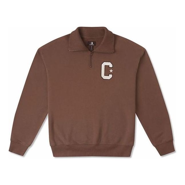 Converse Essential Sweatshirt Asia Sizing 'Brown' 10026553-A02