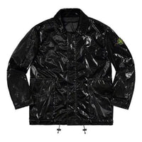 Supreme x Stone Island New Silk Light Jacket 'Black' SUP-SS19-417