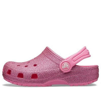 (GS) Crocs Crocband Classic Glitter Clogs 'Pink' 205441-669