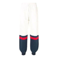 Gucci Interlocking G-patch Track Pant 'White Blue' 625403-XJCSU-9059