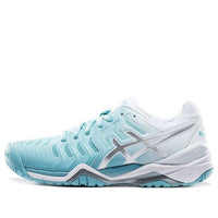 (WMNS) ASICS Gel Resolution 7 'Porcelain Blue Silver' E751Y-1493