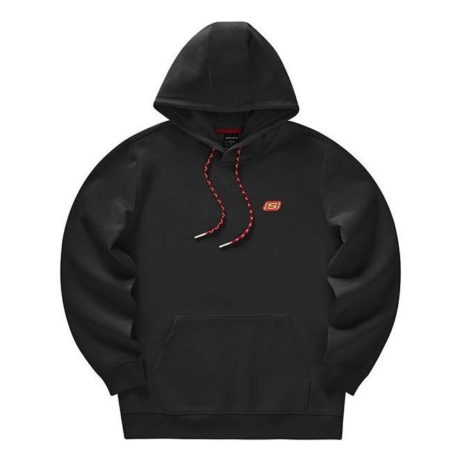 Skechers CNY Logo Printed Hoodies 'Black' L123M003-0018