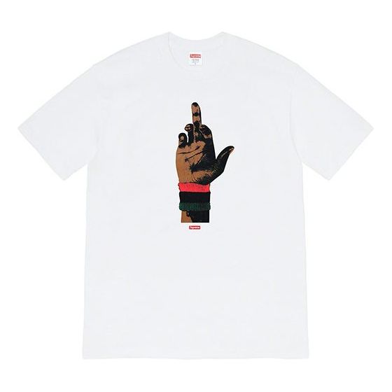 Supreme FW19 Week 15 x Dead Prez RBG Tee Crossover Round Neck Printing Short Sleeve Unisex White SUP-FW19-10773