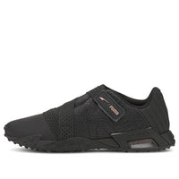 (WMNS) PUMA H.st.20 Strap Leather 'Black Orange' 194101-01