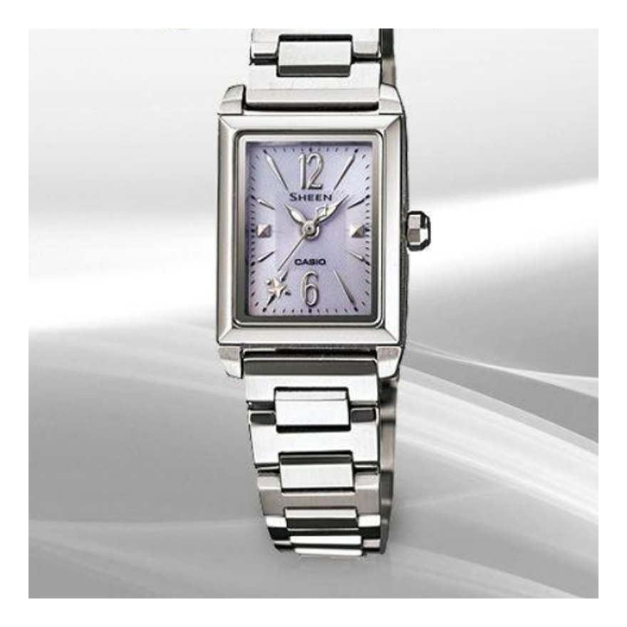 CASIO Waterproof SHEEN Solar Powered Blue Analog SHE-4503SBD-6A