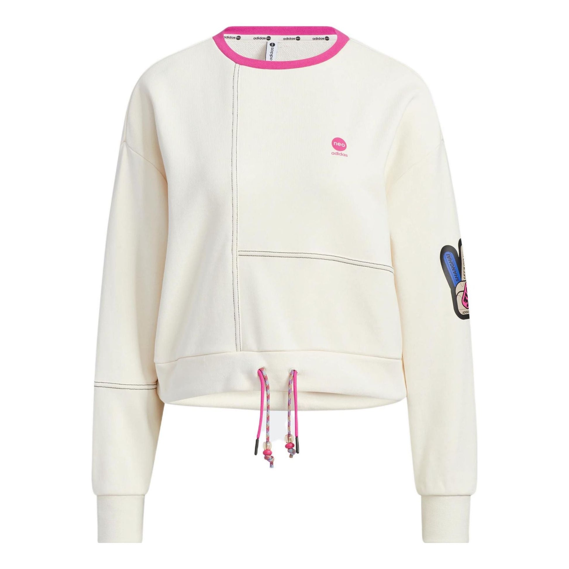 (WMNS) adidas Neo Cesp Sweatshirts 'White' IA6899