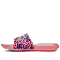(WMNS) Under Armour Answer Graphic Slides 'Posh Pink Abstract' 3024436-605