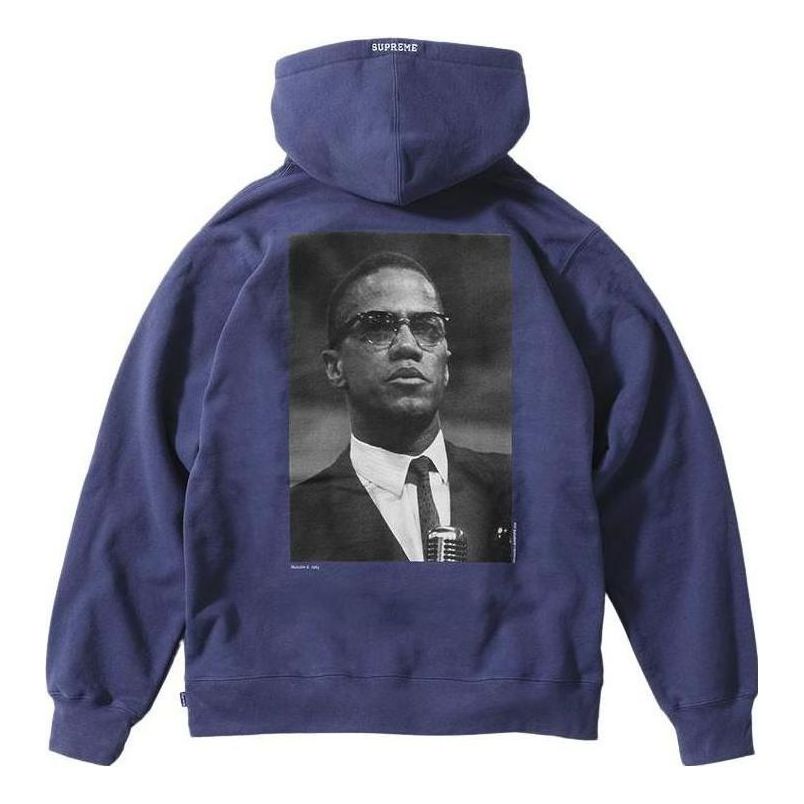 Supreme Roy DeCarava Malcolm x Hooded Sweatshirt 'Navy' SUP-SS22-805