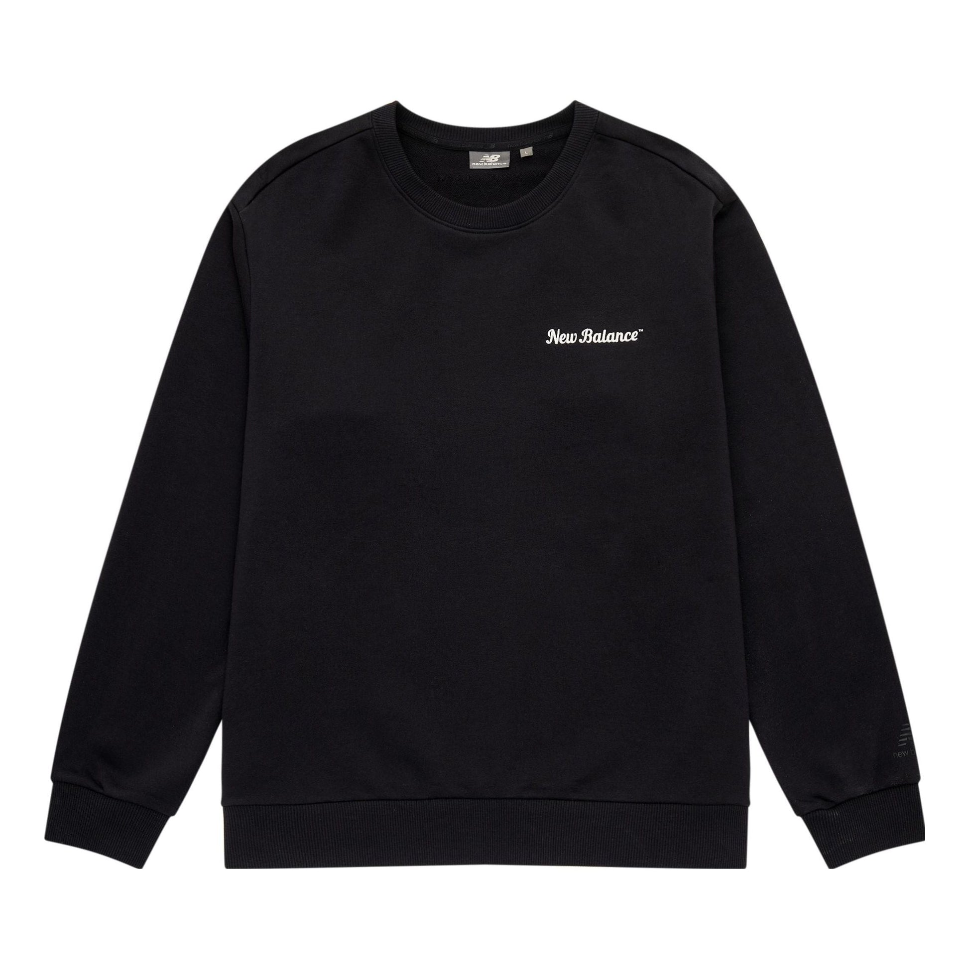 New Balance Sport Sweatshirt Asia Sizing 'Black White' 5CD38141-BK