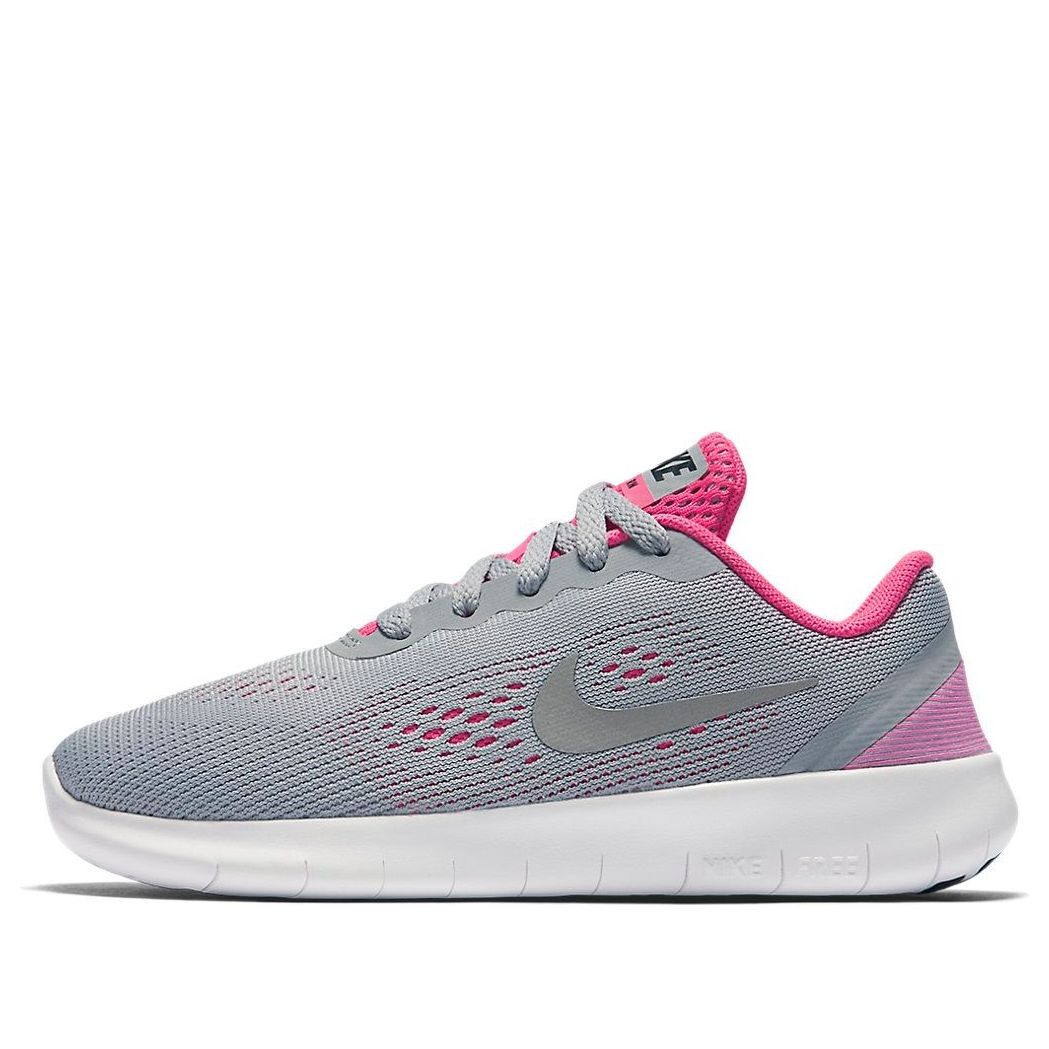 (PS) Nike Free RN Low-Top Grey/Pink 833994-001