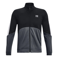 Under Armour Tricot Fashion Training Jacket 'Black Grey' 1373791-001