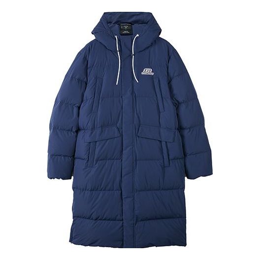 Skechers Lifestyle Series Long Down Jacket 'Blue' L423M161-007D