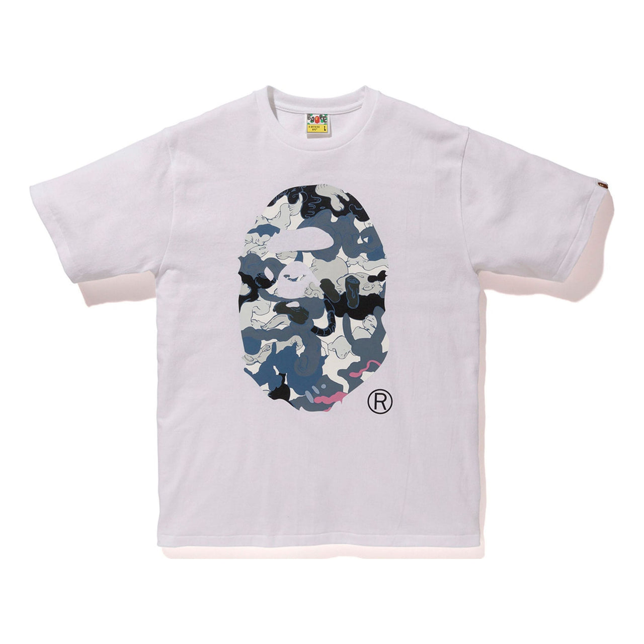 BAPE x Hebru Brantley 3 Tee White BAPE-SS18-103