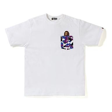 A Bathing Ape HongKong 13th Anniversary Pocket Tee 'White' BAPE-SS19-27
