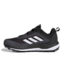 (GS) adidas Terrex Agravic Flow Primegreen Trail Running J 'Black White' FX4101