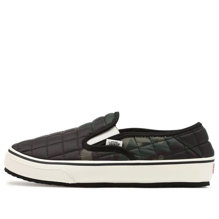 Vans Unisex Nylon Slip-Er 2 Low-Top Sneakers Black/White VN0A4UWO8KC