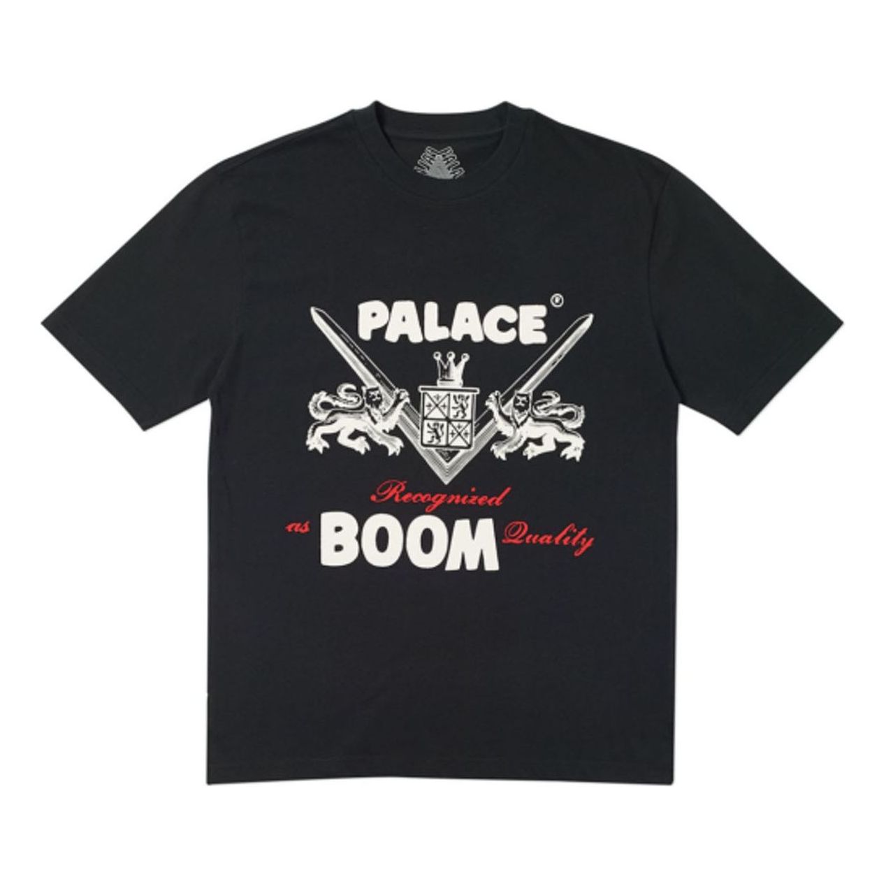 PALACE Boom Quality T-Shirt Black Short Sleeve P18FW080